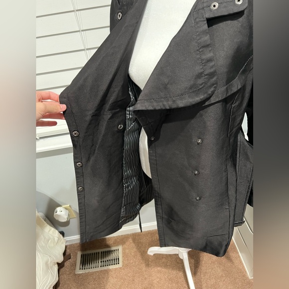 Vintage Kenneth Cole New York‎ Black Trench Coat - Picture 3 of 10